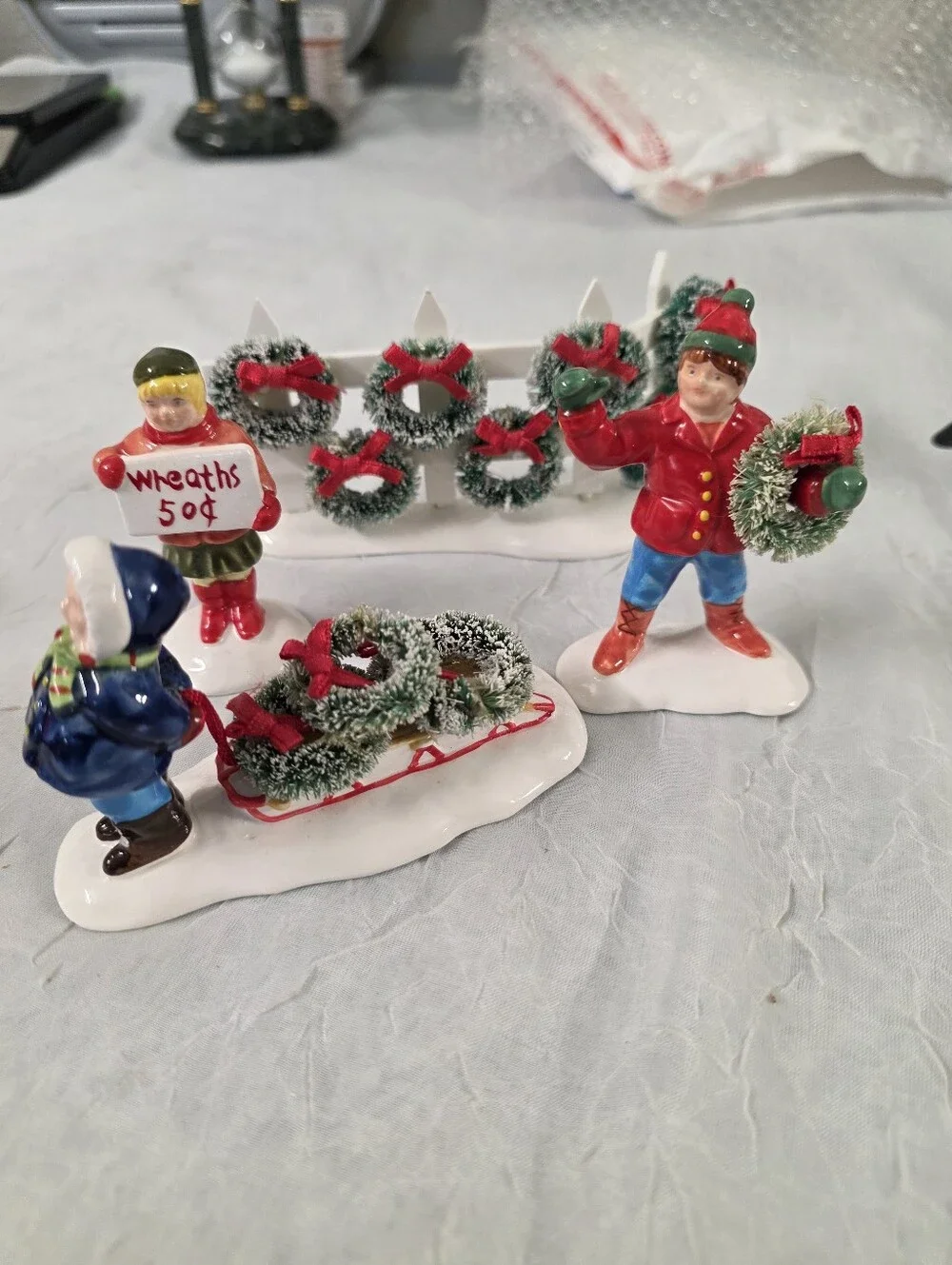 Wreaths For SaleOriginal Snow Village No Box